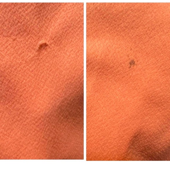 1960s Vintage Orange Dolly Maxi Dress with Lace Trim, Beaded Flower 🌼 XXS - Picture 5 of 5